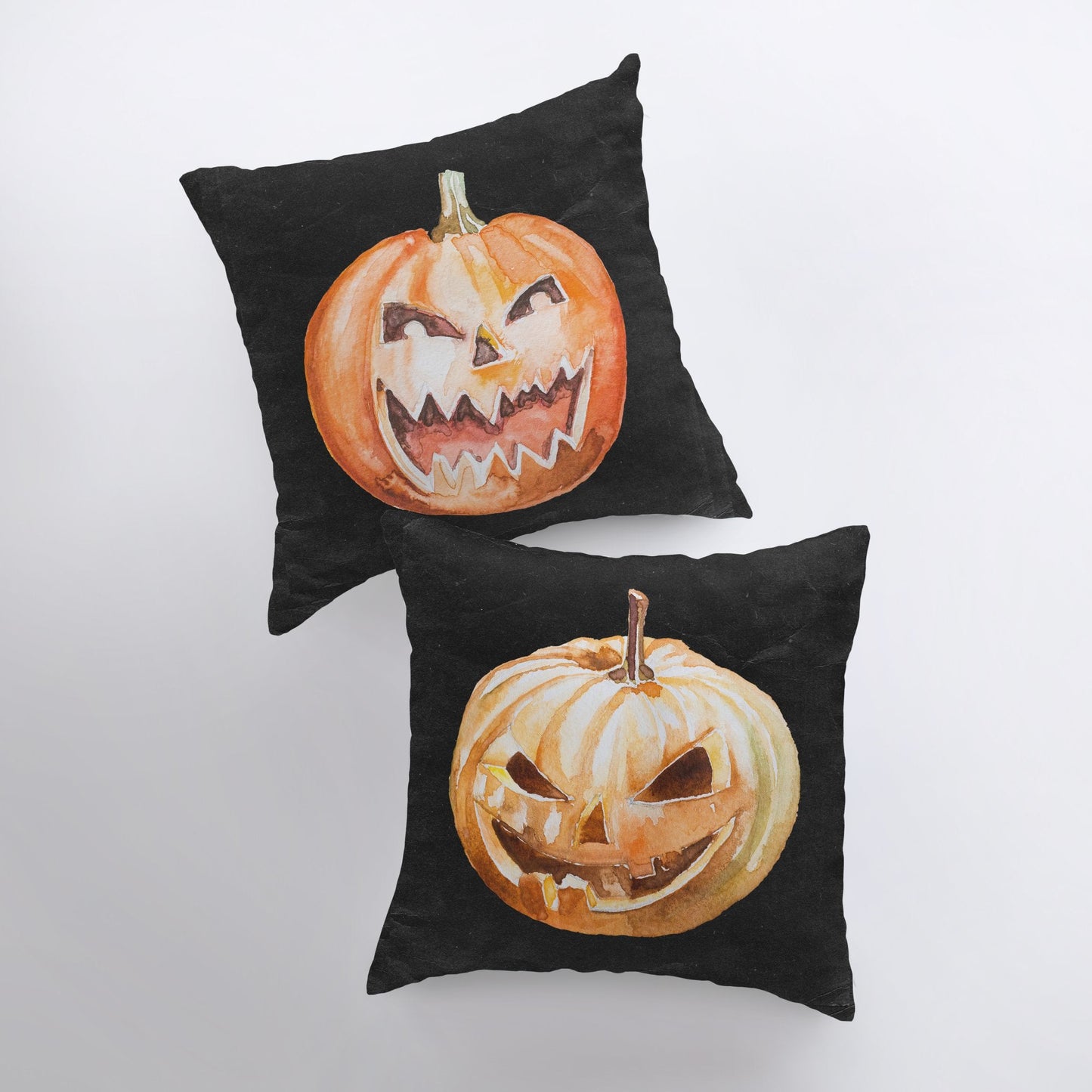 Spooky Jack O Lantern Pillow