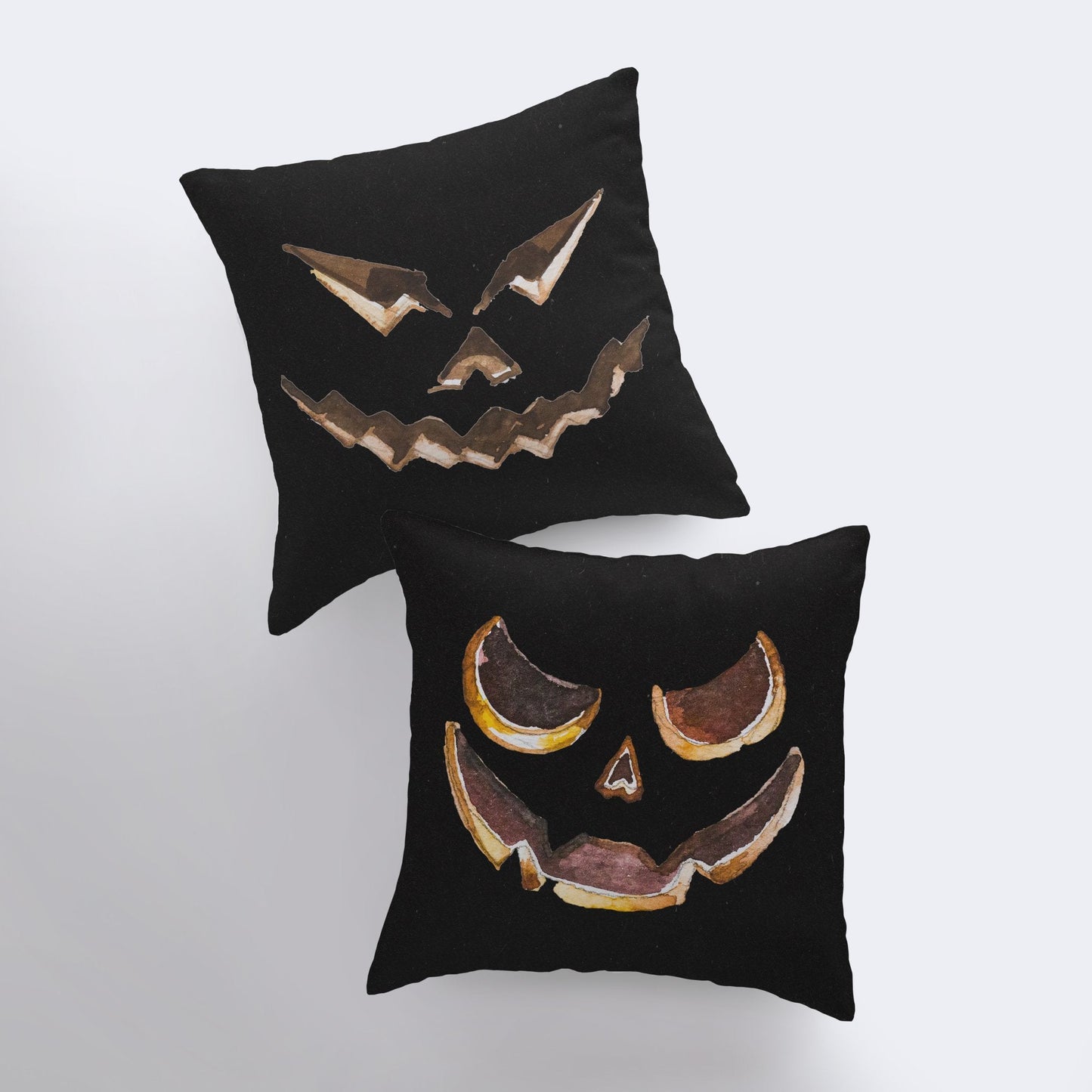 Spooky Jack O'Lantern Pillow